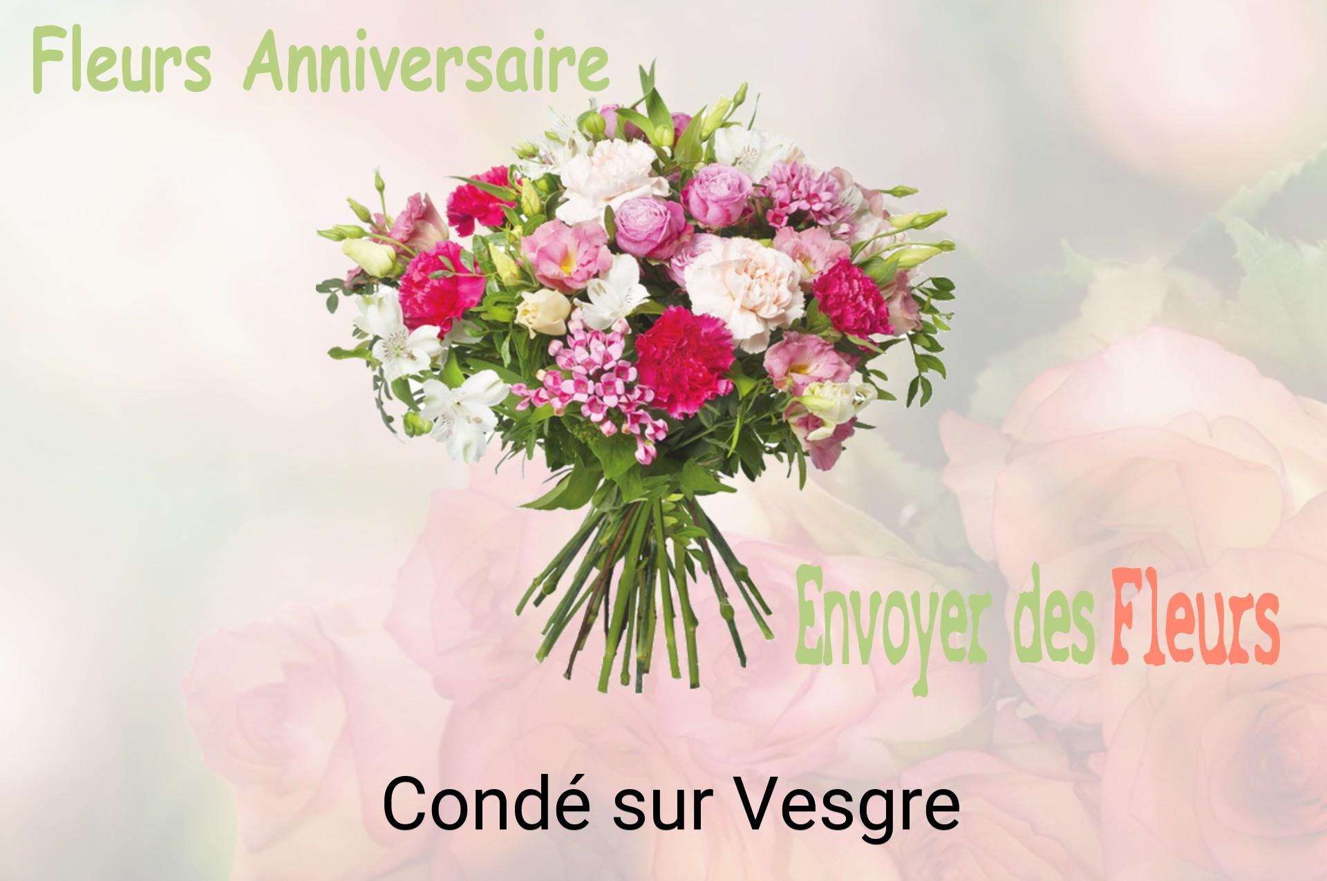 Bouquet de fleurs d’anniversaire livré à Condé-sur-Vesgre