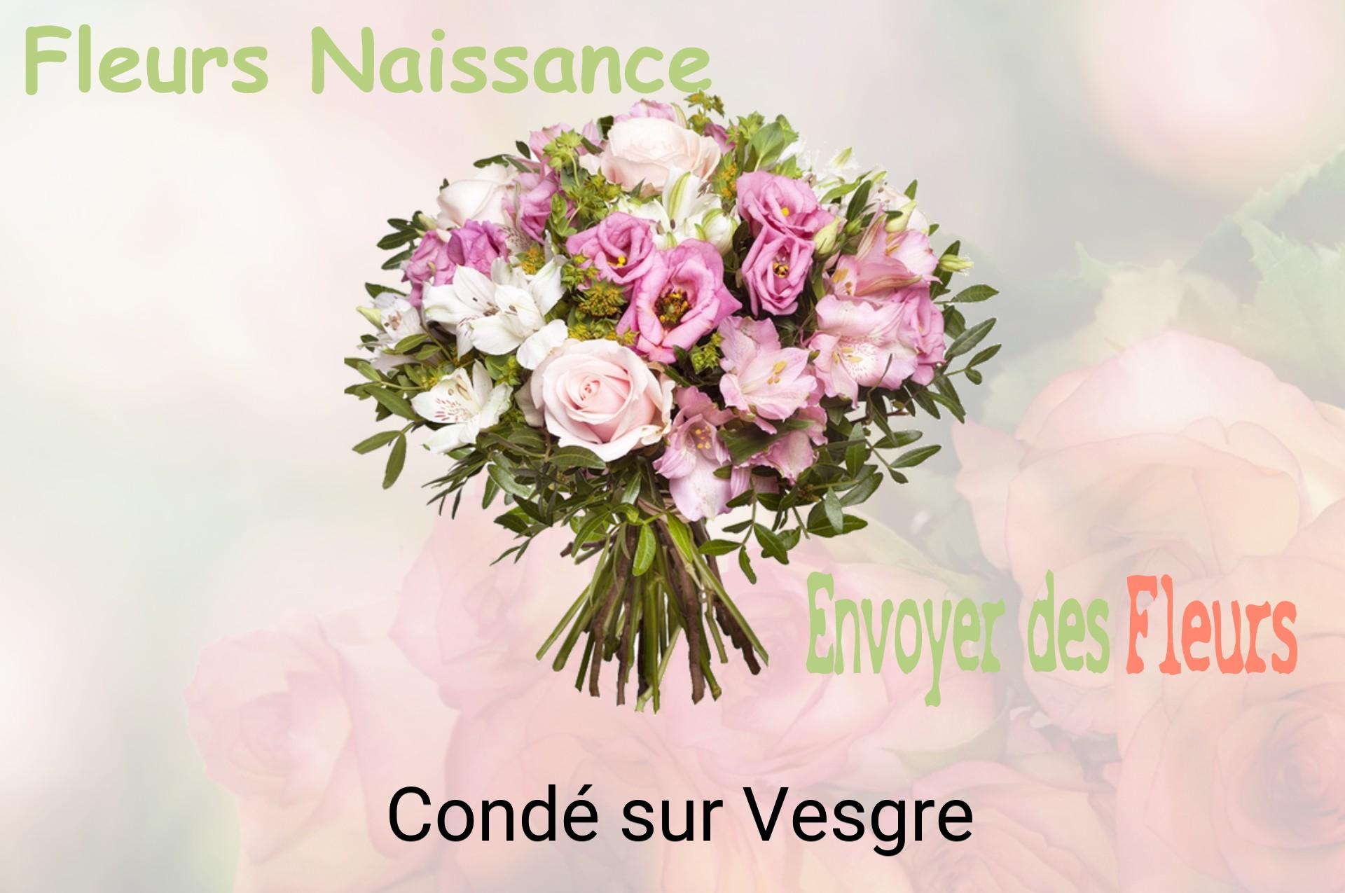 Bouquet de fleurs de naissance livré à Condé-sur-Vesgre