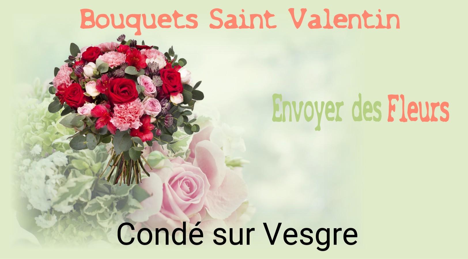 Roses de Saint-Valentin livrées à Condé-sur-Vesgre